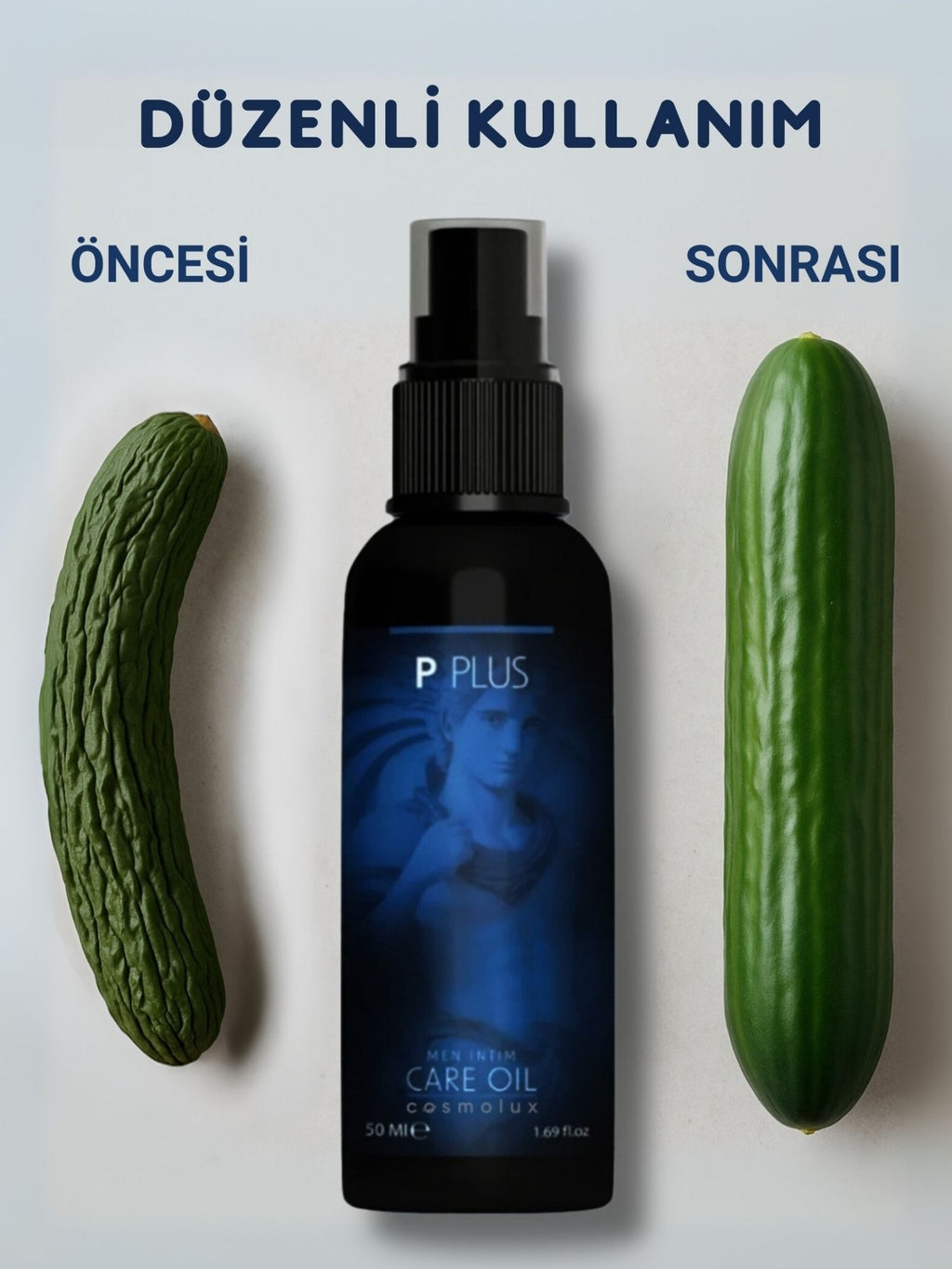 P Plus Erkeklere Özel Bitkisel Bakım Yağı – , Enerji ve Dinçlik Desteği, 50 ml