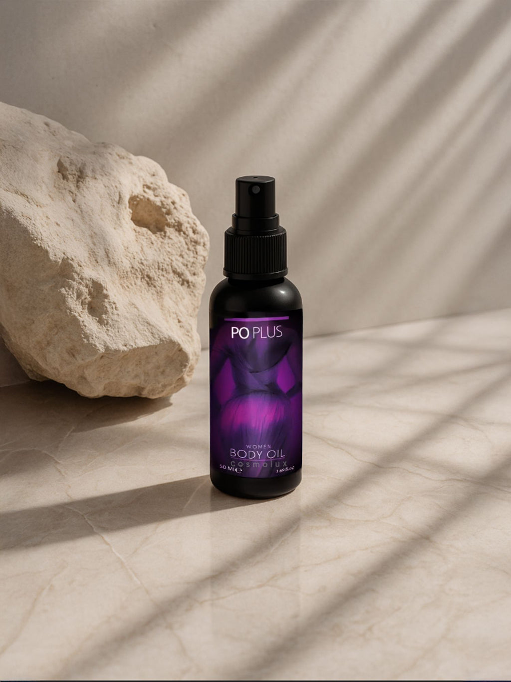 Po Plus Kadınlara Özel Kalça ve Basen Sıkılaştırıcı, Toparlayıcı - Bitkisel Masaj Yağı 50 ml
